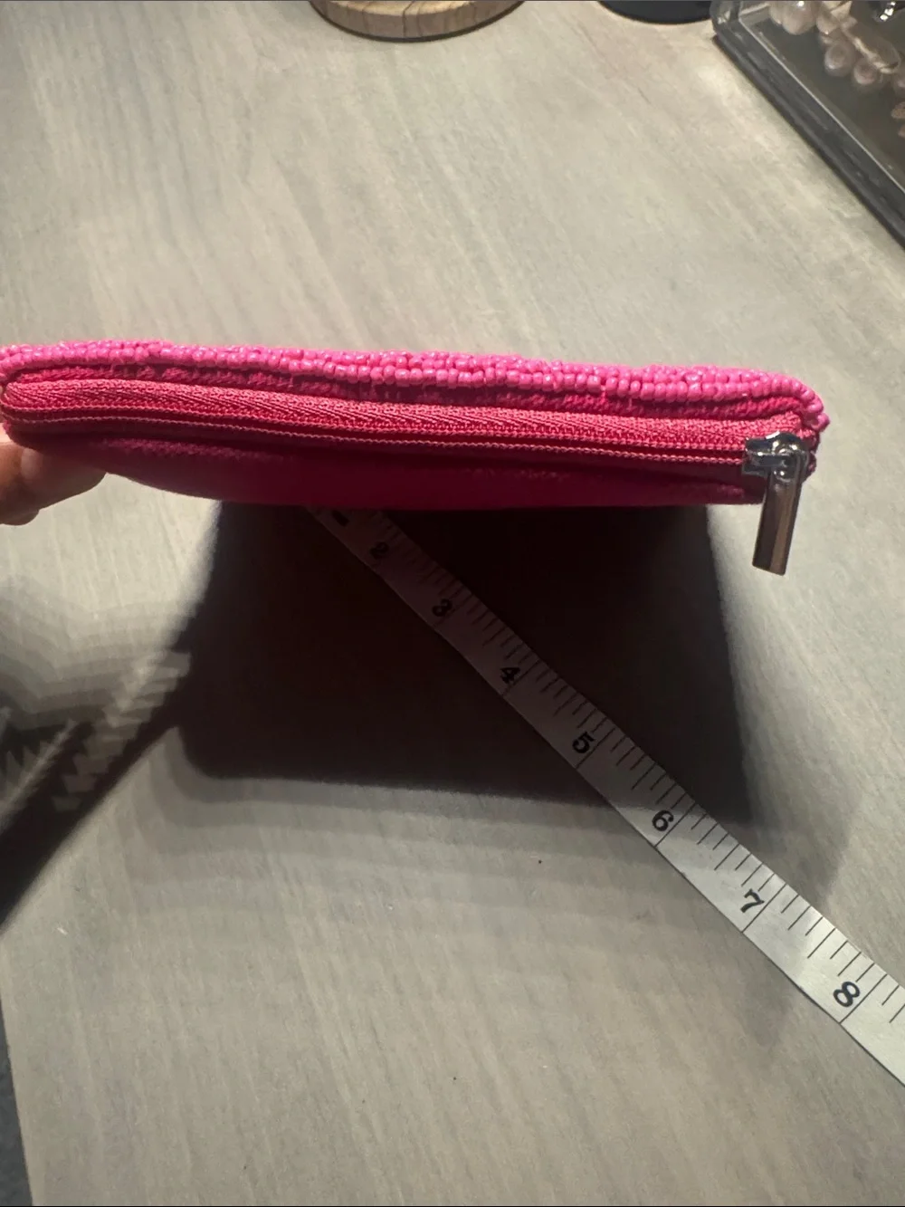 Saints Headbands - Beaded Pink Sunglasses Pouch - 